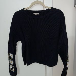 LA Hearts Floral Sweater
